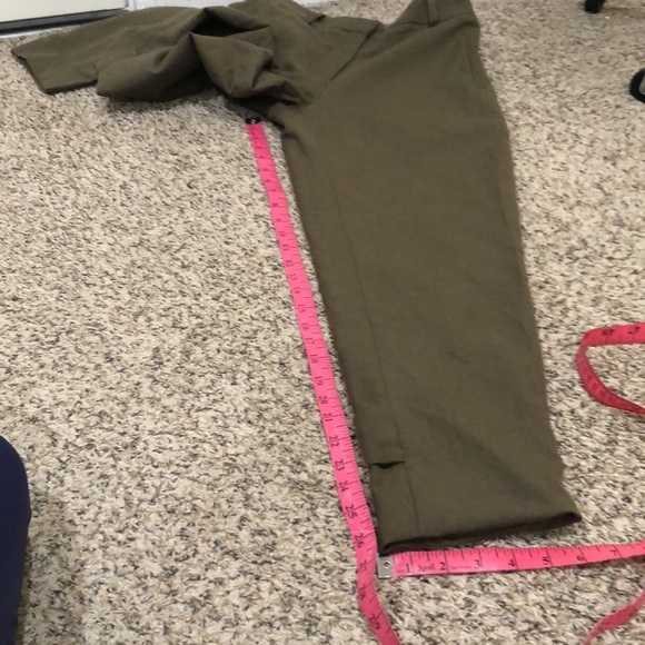 Sayakdavis Pants Size 2 Olive Green High Rise Trousers - Picture 7 of 9